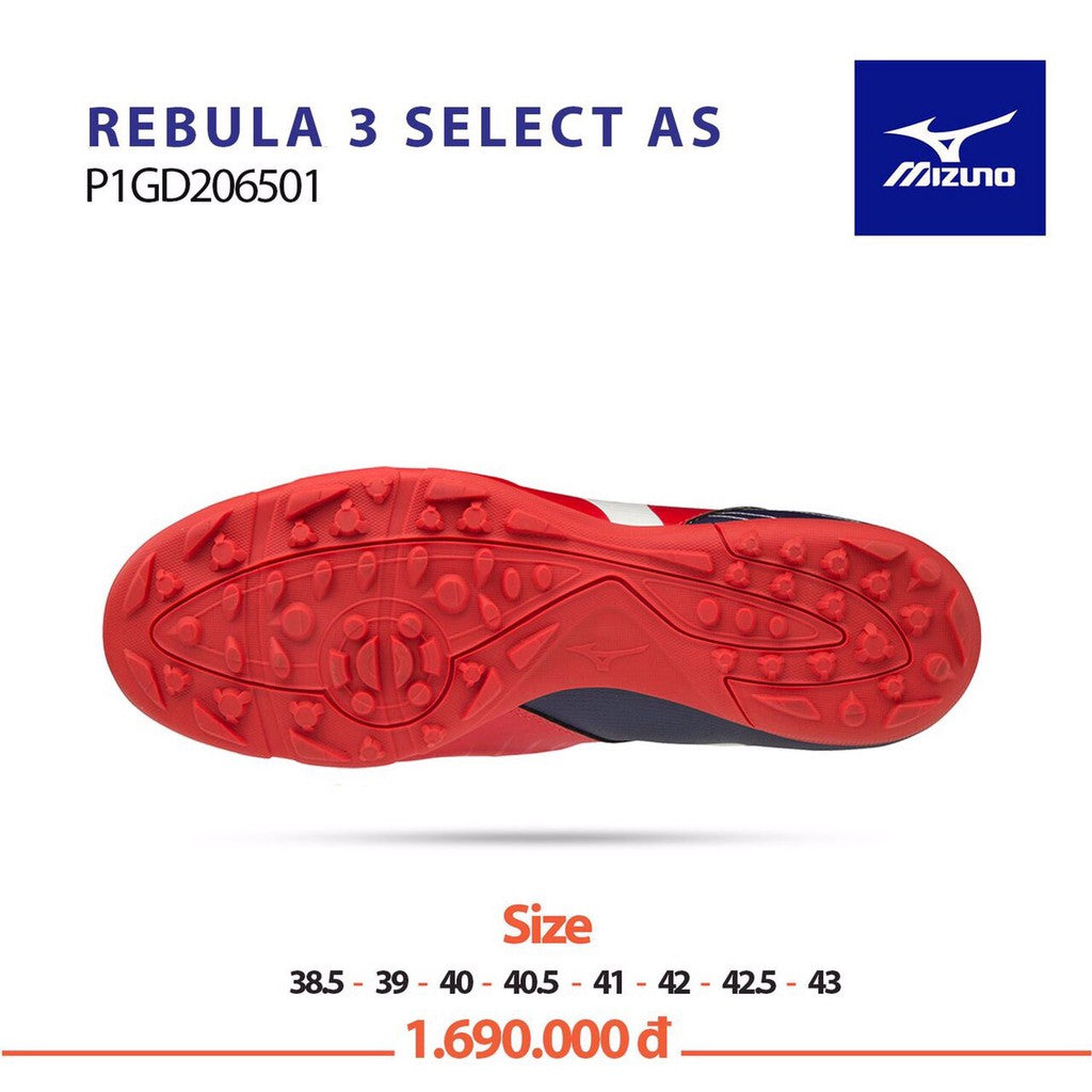 Giày đá bóng Mizuno REBULA 3 SELECT AS NEW - ĐỎ