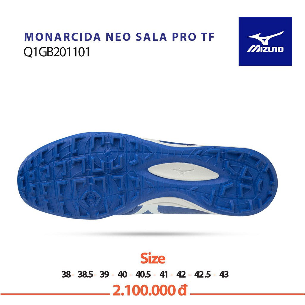 Giày đá bóng Mizuno MONARCIDA NEO SALA PRO TF - XANH